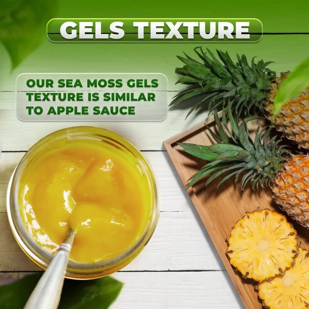 Pineapple Sea Moss Gel - CGI Green