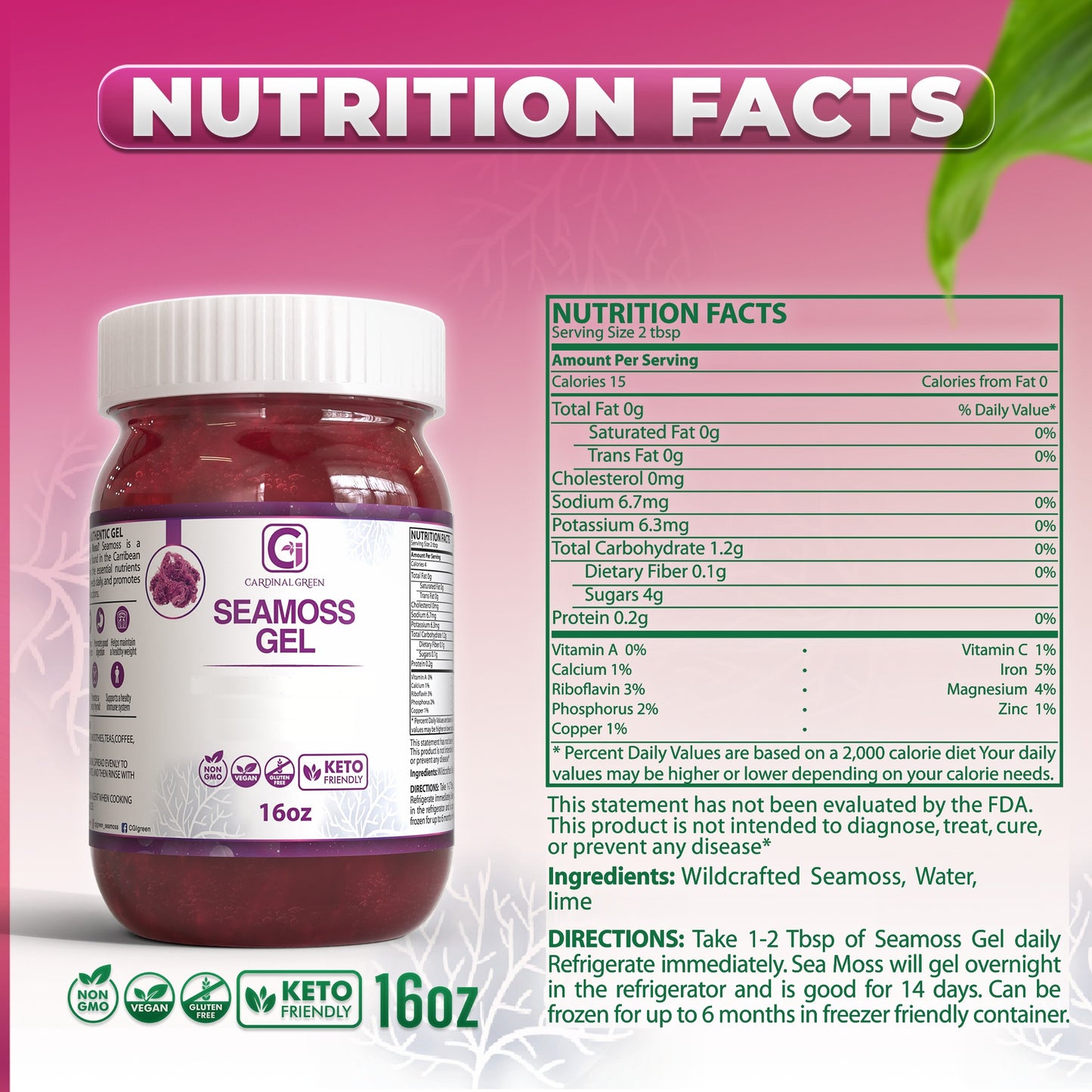 1-Gold + 1-Purple Sea Moss Gel