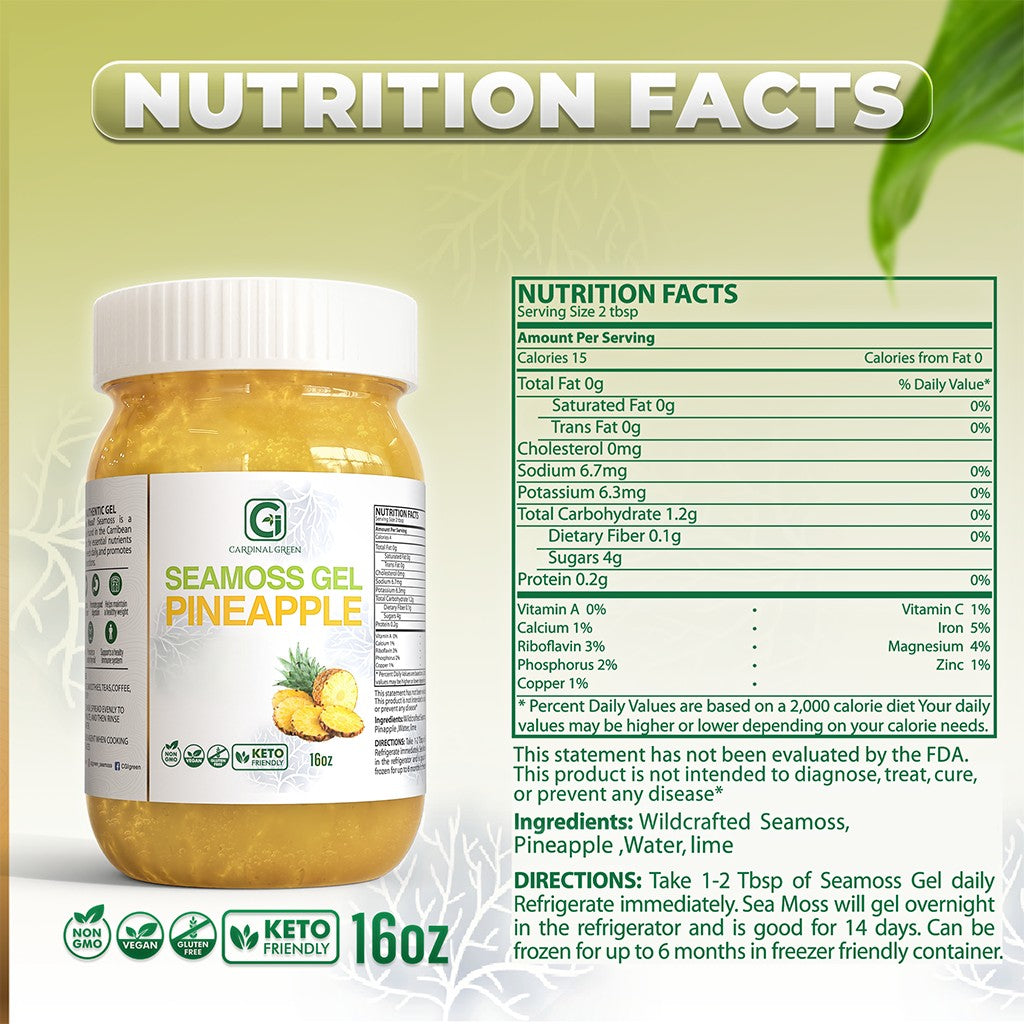 Pineapple Sea Moss Gel