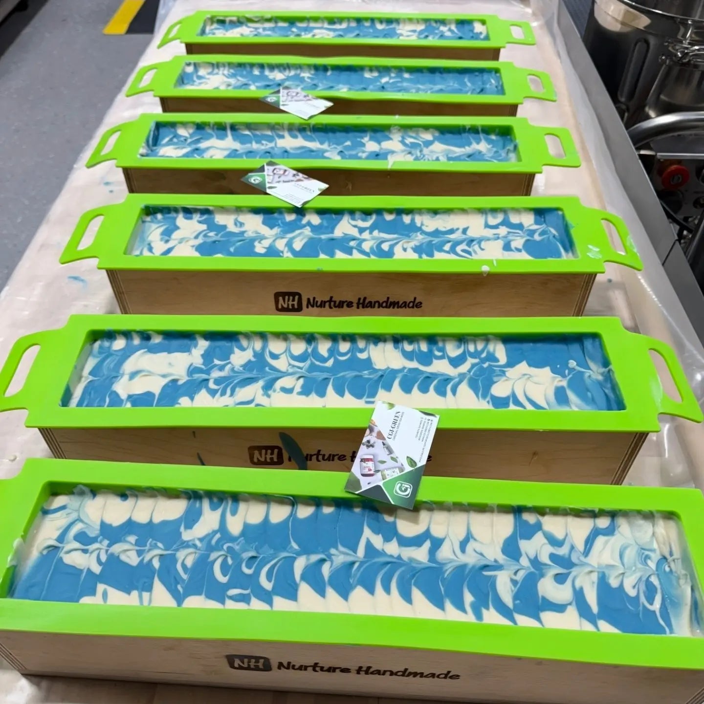 20 - 60+ Bars Ocean Blue Sea Moss Soap - Bulk Orders - Wholesale CGI Green