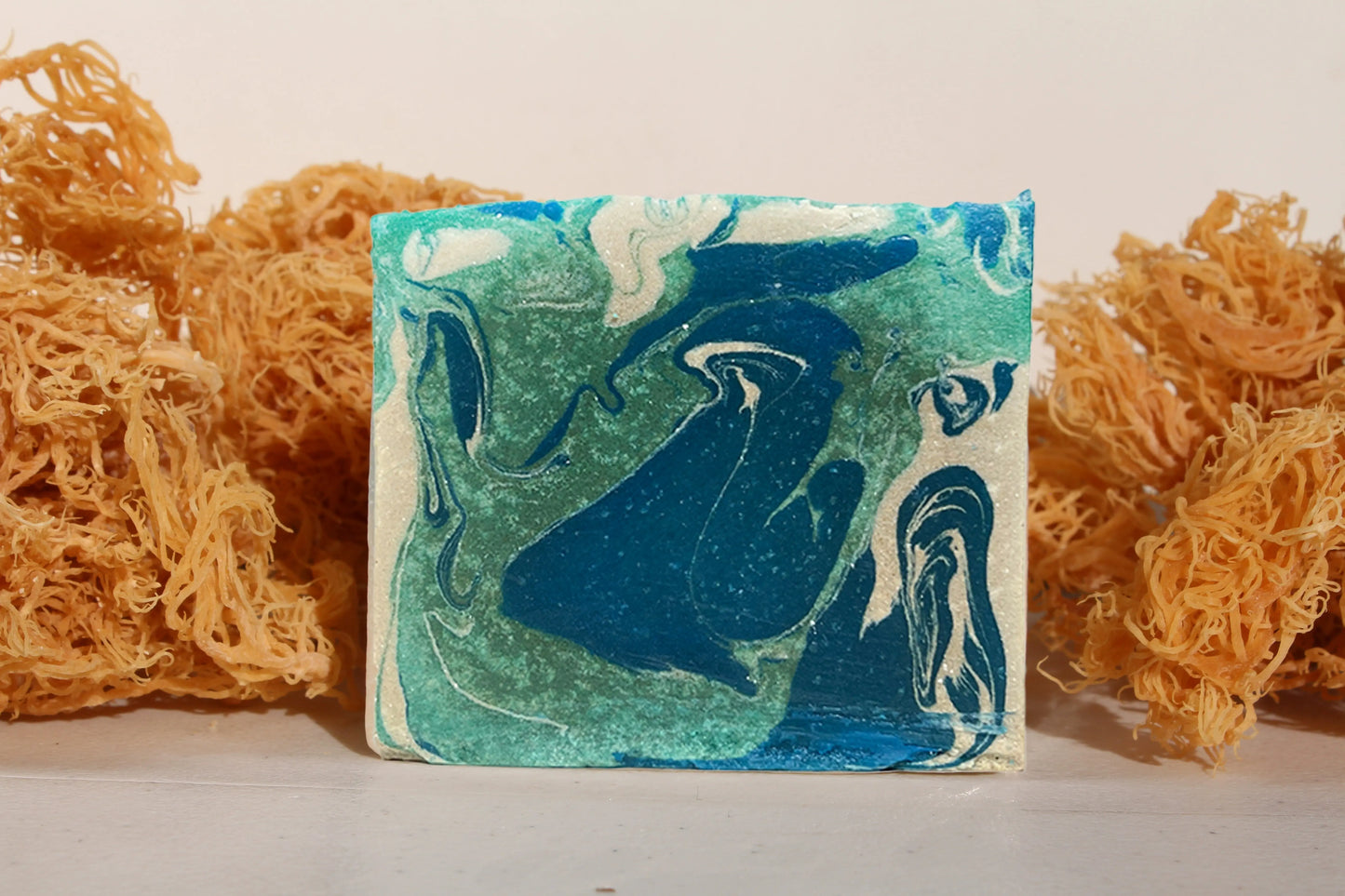 Spearmint Eucalyptus Sea Moss Soap CGI Green