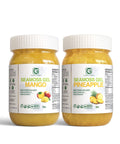 1-16oz Mango + 1-16oz Pineapple Sea Moss Gel - CGI Green