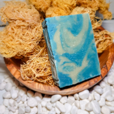 5oz Ocean Blue Sea Moss Soap - CGI Green