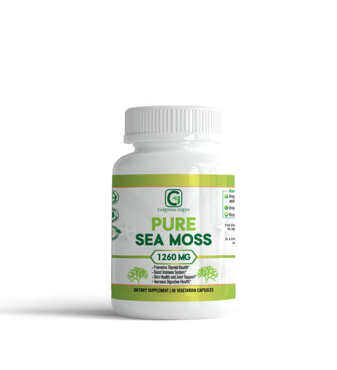 60ct Irish Sea Moss Supplements 1260mg - CGI Green