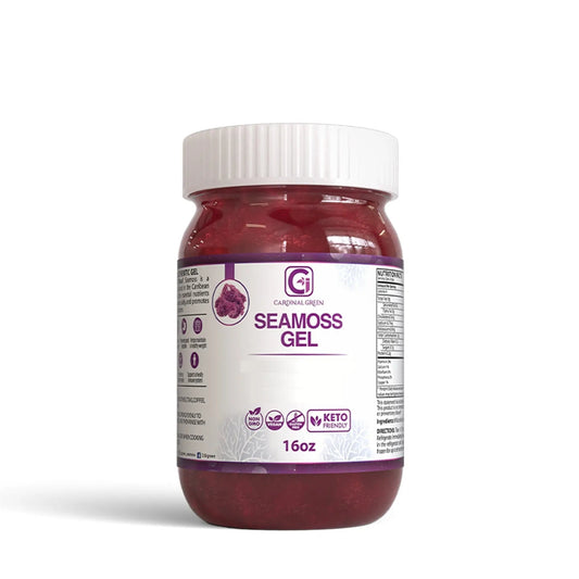 CGI-Green Purple Sea Moss Gel — wildcrafted Caribbean sea moss, pure ingredients.