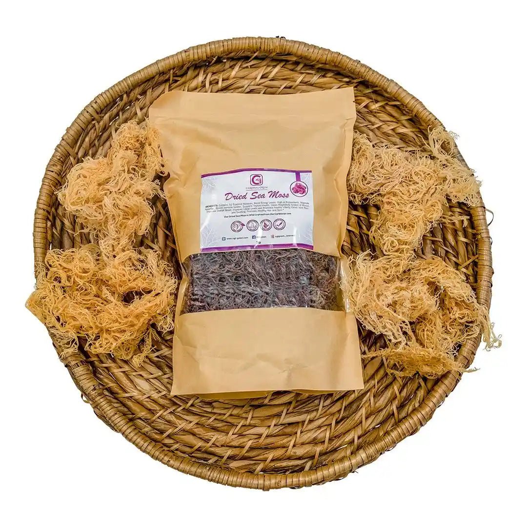 1lb Purple Dried Natural Sea Moss - CGI Green