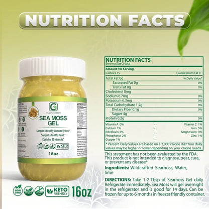 2 - Gold Sea Moss Gel - CGI Green