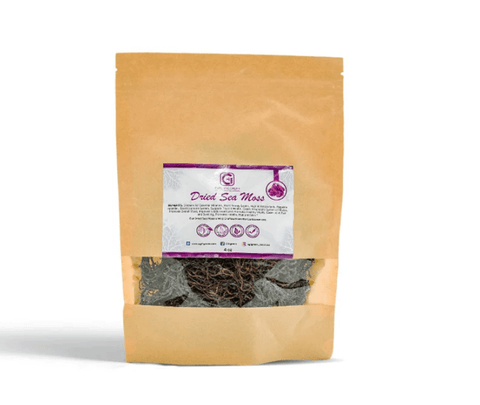 4oz Purple Dried Natural Sea Moss - CGI Green