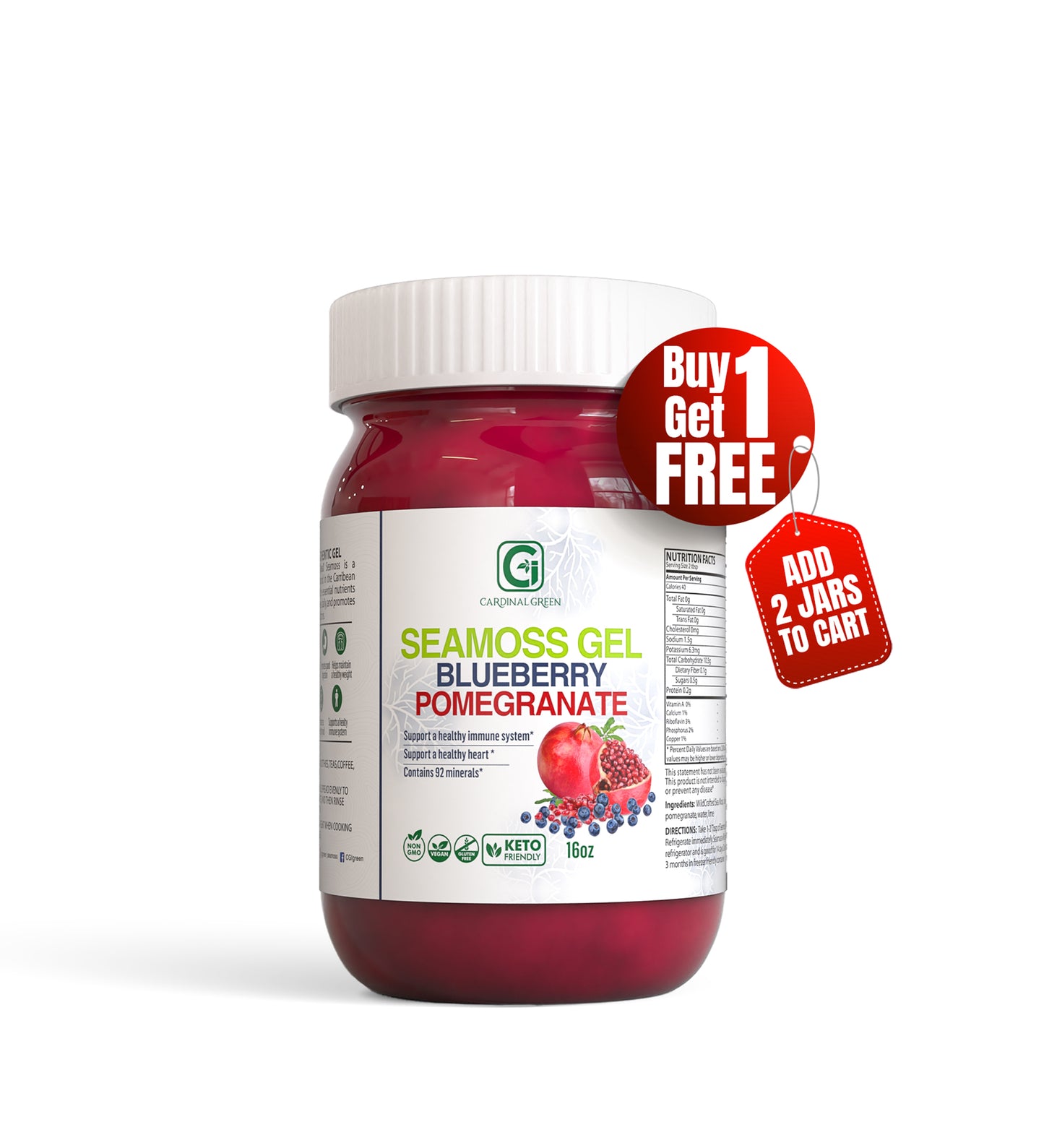 Blueberry Pomegranate Sea Moss Gel