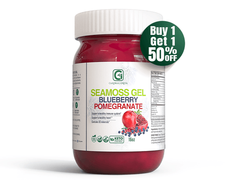 Blueberry Pomegranate Sea Moss Gel - CGI Green