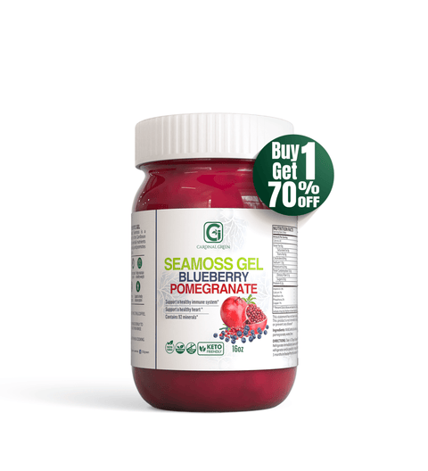 Blueberry Pomegranate Sea Moss Gel - CGI Green