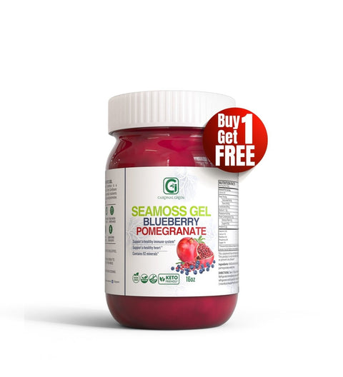 Blueberry Pomegranate Sea Moss Gel - CGI Green