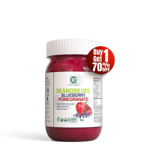 Blueberry Pomegranate Sea Moss Gel - CGI Green