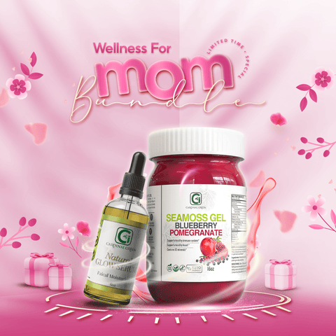 Blueberry Pomegranate Sea Moss Gel + Glow Serum - CGI Green