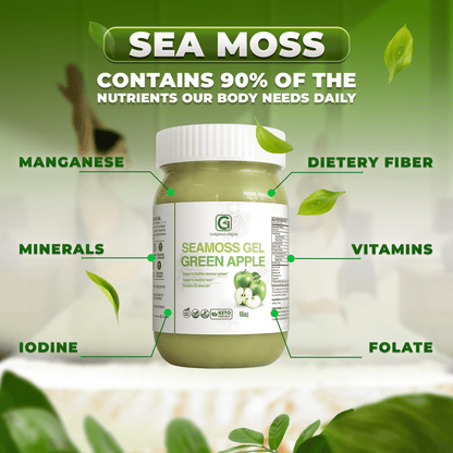 Green Apple Sea Moss Gel - CGI Green