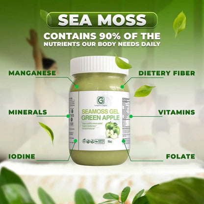 Green Apple Sea Moss Gel - CGI Green
