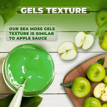 Green Apple Sea Moss Gel - CGI Green