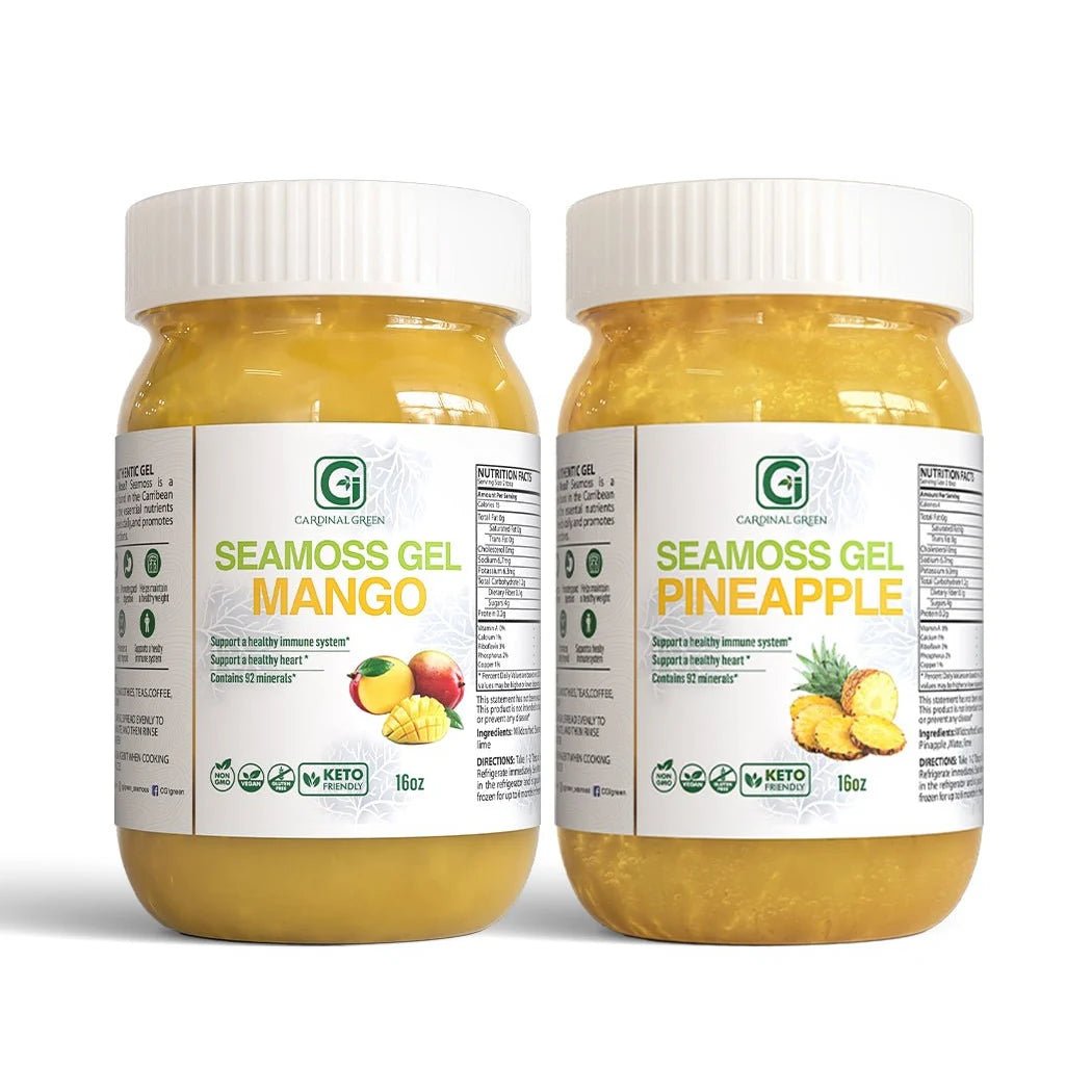 Mango + Pineapple Sea Moss Gel - CGI Green