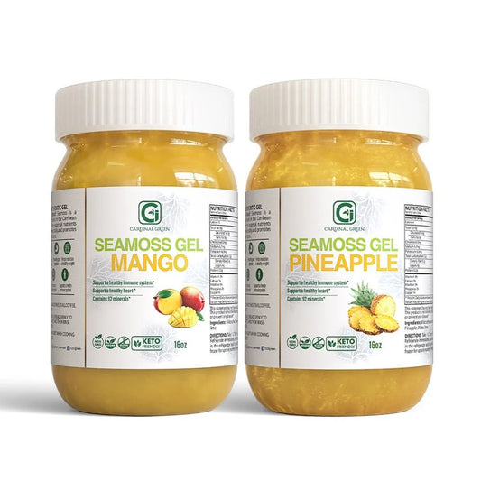 Mango + Pineapple Sea Moss Gel - CGI Green