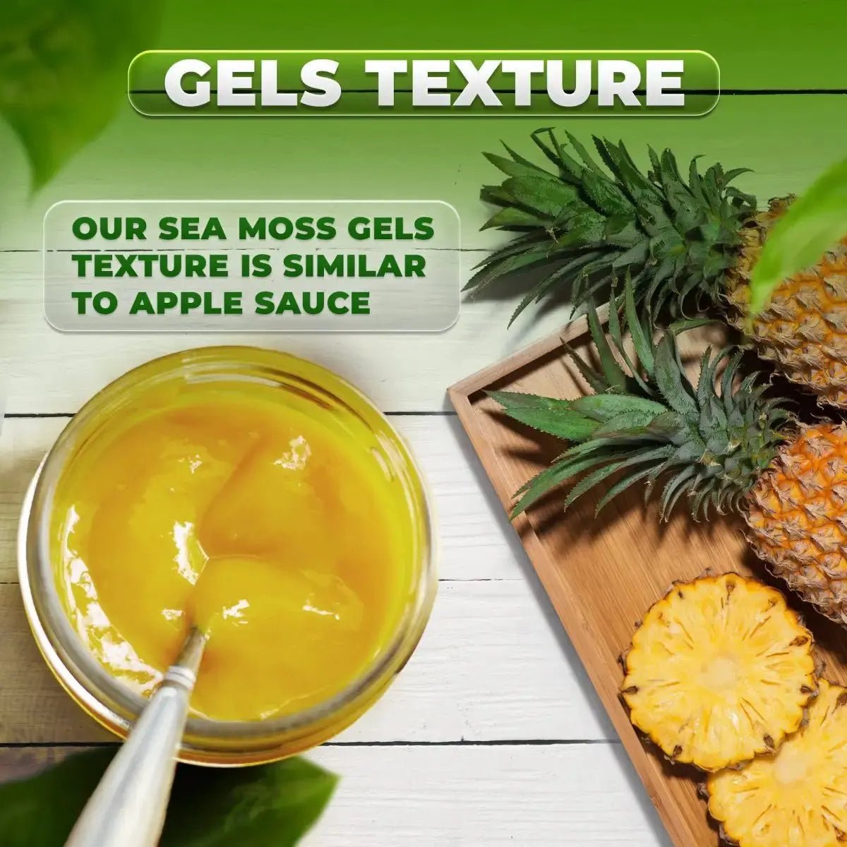 Mango + Pineapple Sea Moss Gel - CGI Green