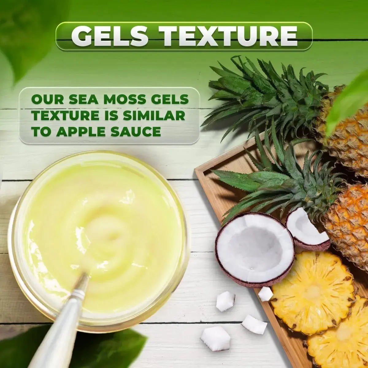 Pina Colada Sea Moss Gel - CGI Green