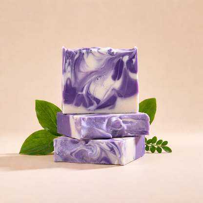20 - 60+ Bars Lavender Sea Moss Soap - Bulk Orders - Wholesale