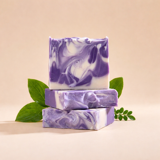 20 - 60+ Bars Lavender Sea Moss Soap - Bulk Orders - Wholesale