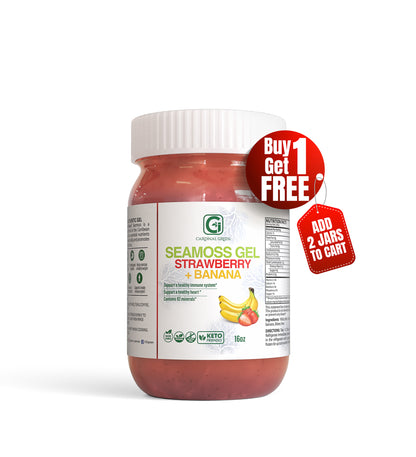 Strawberry Banana Sea Moss Gel