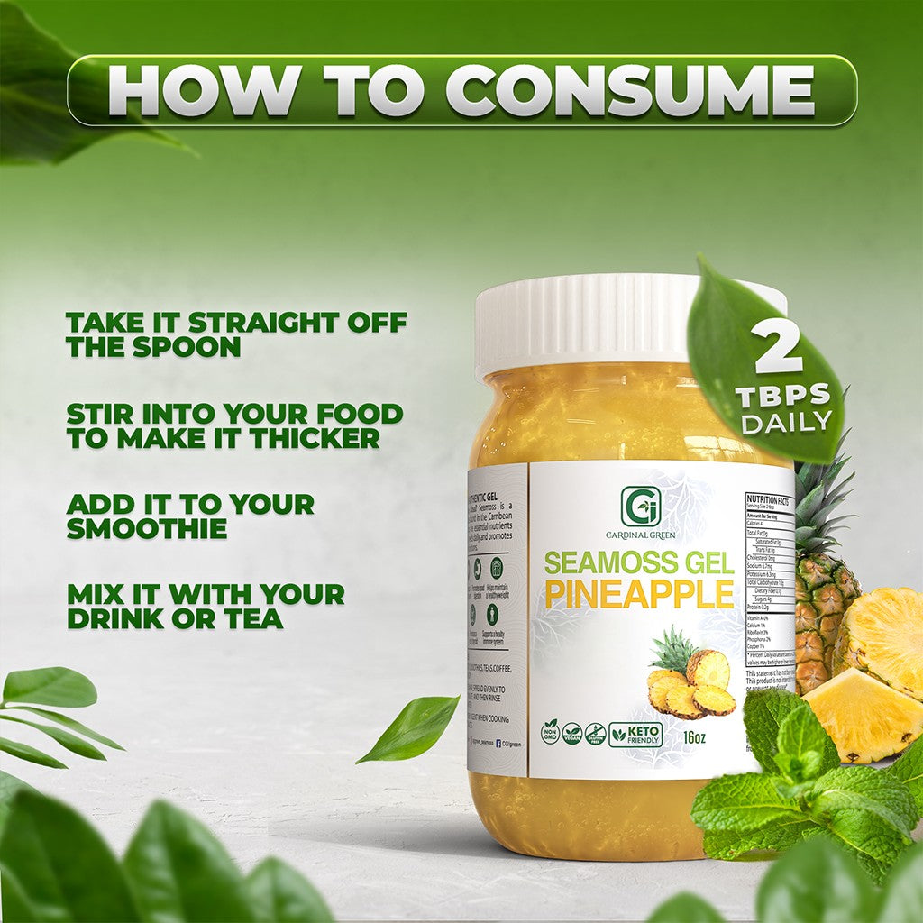 Pineapple Sea Moss Gel