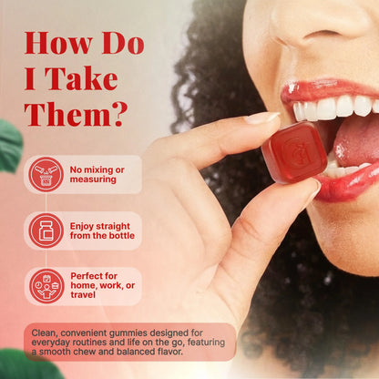 Strawberry Sea Moss Gummies CGI Green