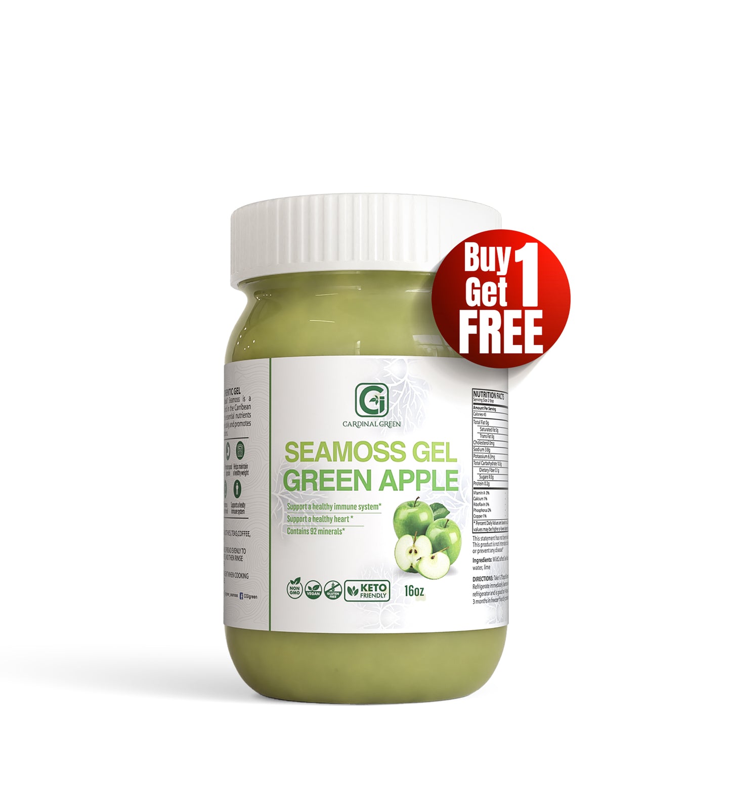 Green Apple Sea Moss Gel