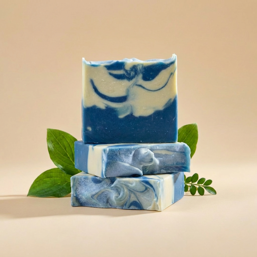 20 - 60+ Bars Ocean Blue Sea Moss Soap - Bulk Orders - Wholesale