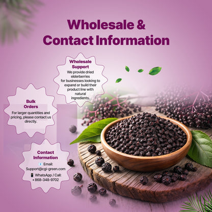 5lb - 30lb+ Dried  Elderberries Whole - Bulk Orders - Wholesale