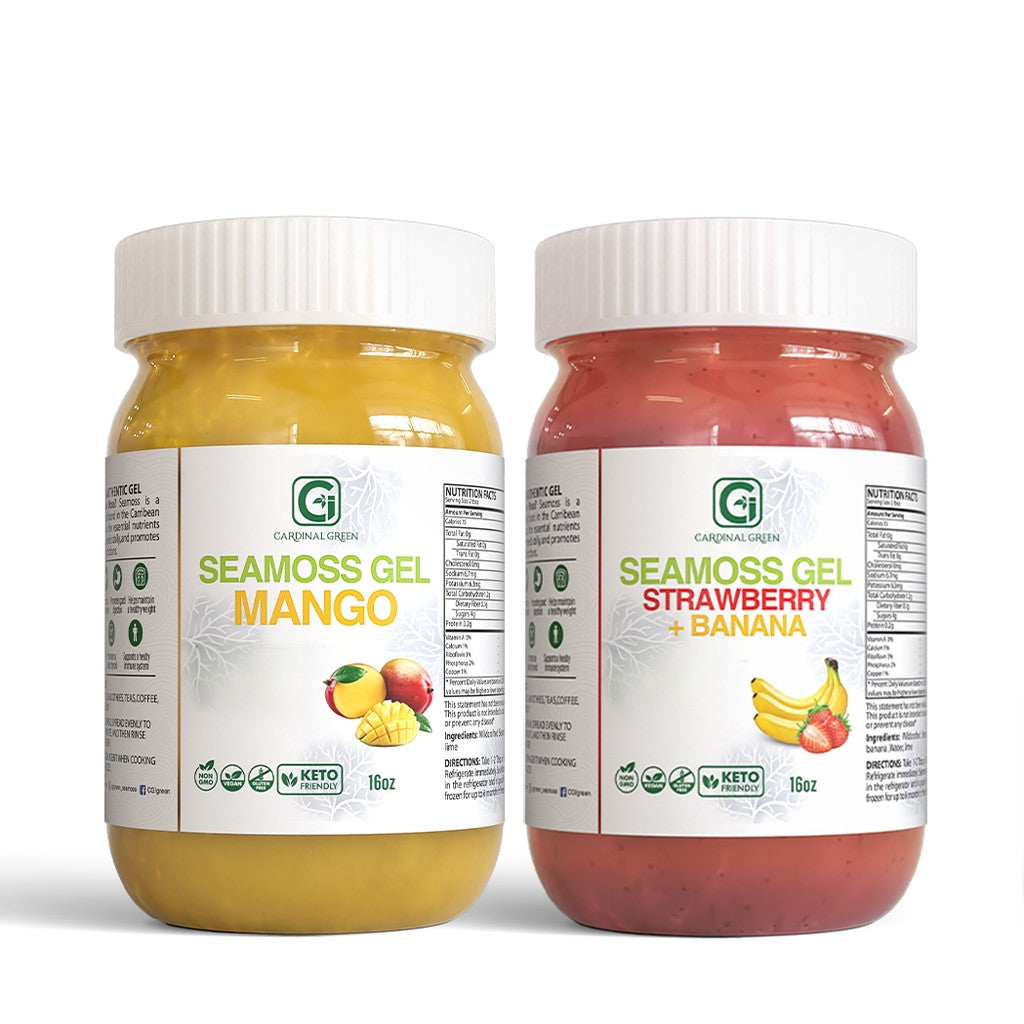 Strawberry Banana + Mango Sea Moss Gel