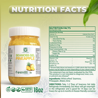 Pineapple Sea Moss Gel