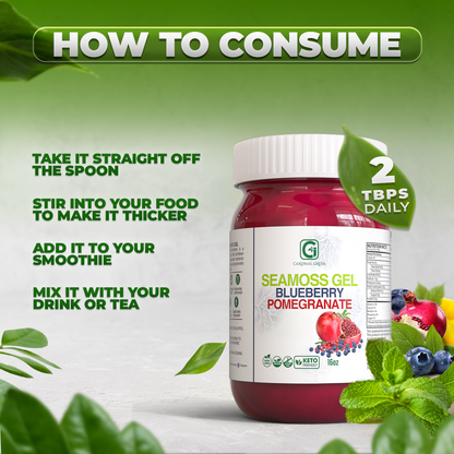 Blueberry Pomegranate Sea Moss Gel