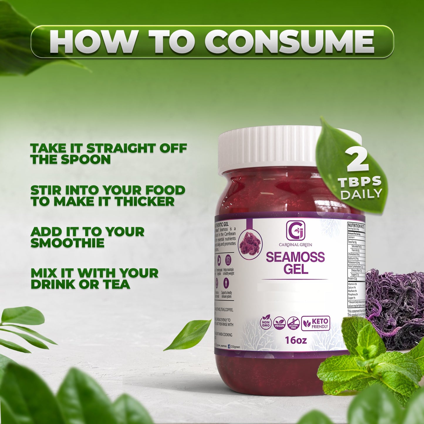 1-Gold + 1-Purple Sea Moss Gel