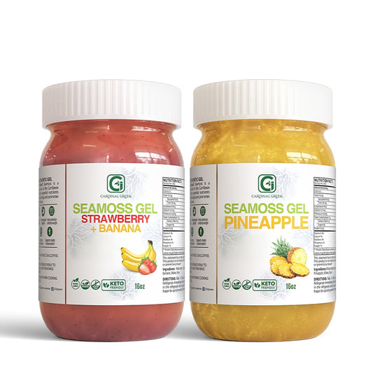 Strawberry Banana + Pineapple Sea Moss Gel
