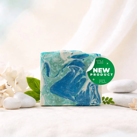 Spearmint Eucalyptus Sea Moss Soap CGI Green