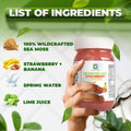 Strawberry Banana + Mango Sea Moss Gel - CGI Green