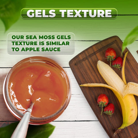 Strawberry Banana Sea Moss Gel - CGI Green