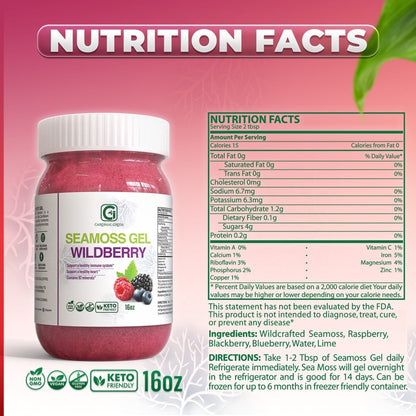 Wildberry Sea Moss Gel - CGI Green
