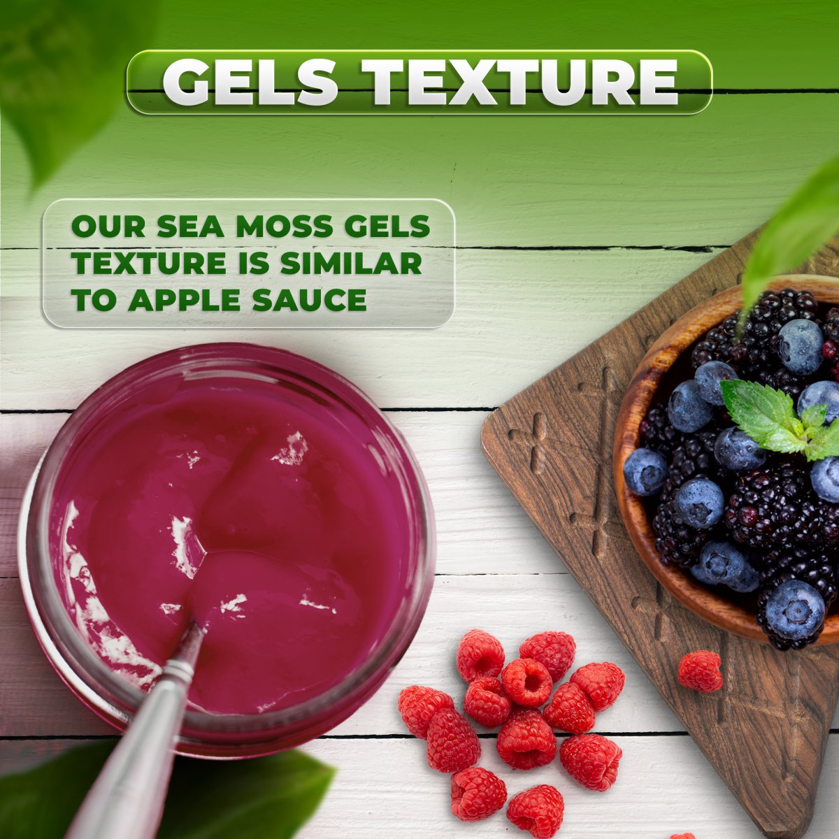 Wildberry Sea Moss Gel - CGI Green