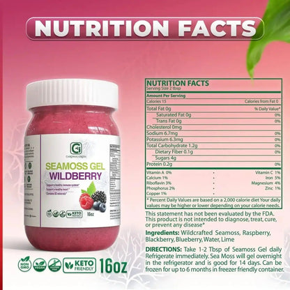 Wildberry Sea Moss Gel - CGI Green