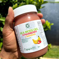 1-16oz Strawberry Banana & Mango Sea Moss Gel - CGI Green