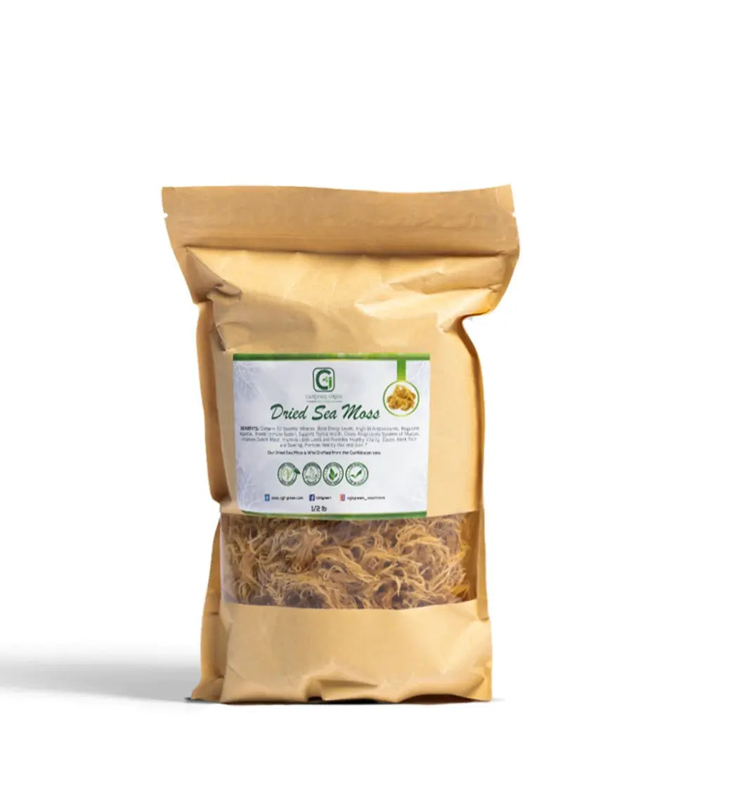 1/2lb Gold Dried Natural Sea Moss