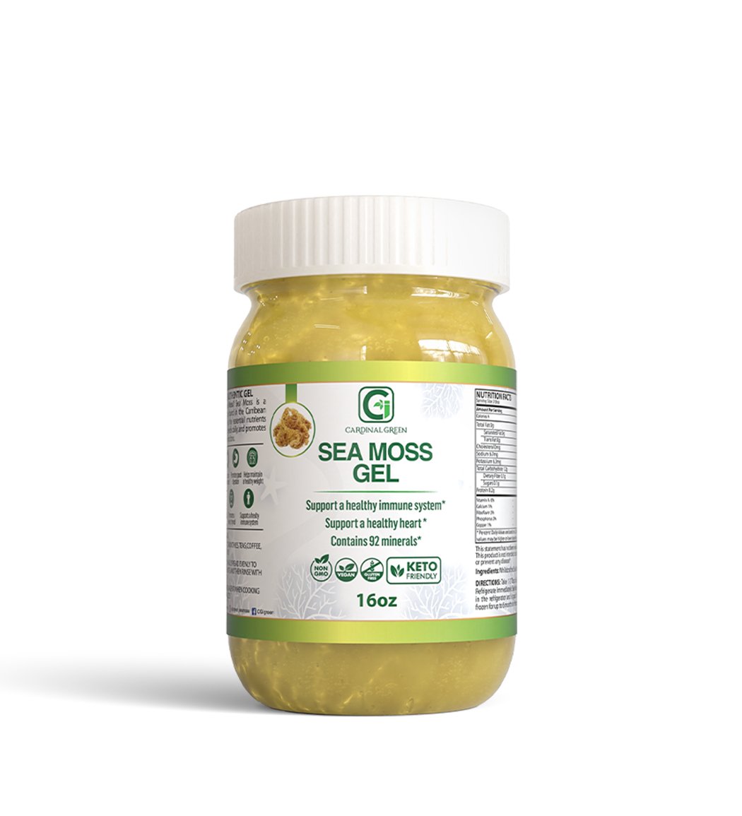 16oz Gold Sea Moss Gel - CGI Green