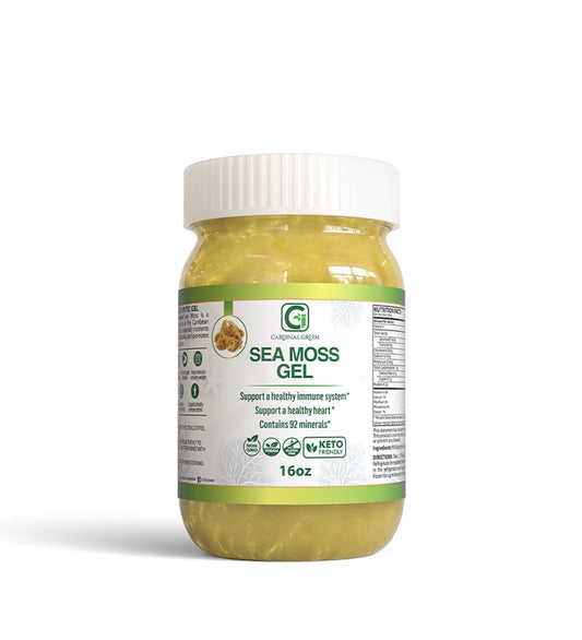 16oz Gold Sea Moss Gel - CGI Green