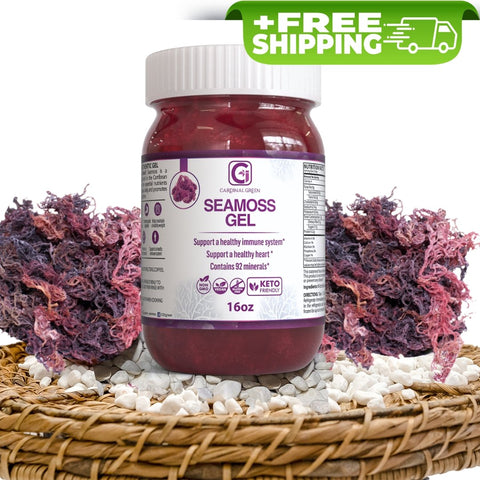 16oz Purple Sea Moss Gel - CGI Green