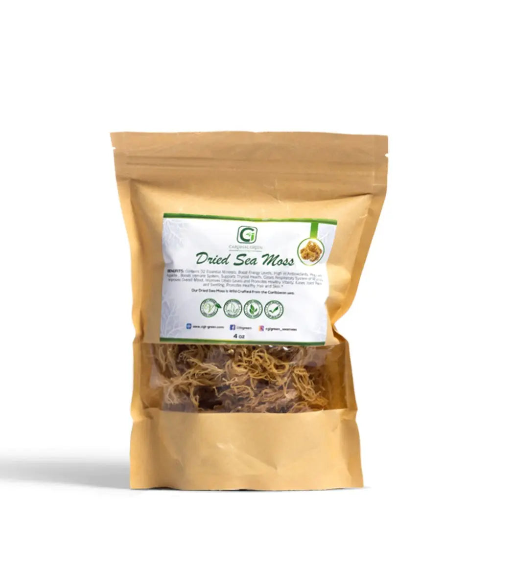 4oz Gold Dried Natural Sea Moss